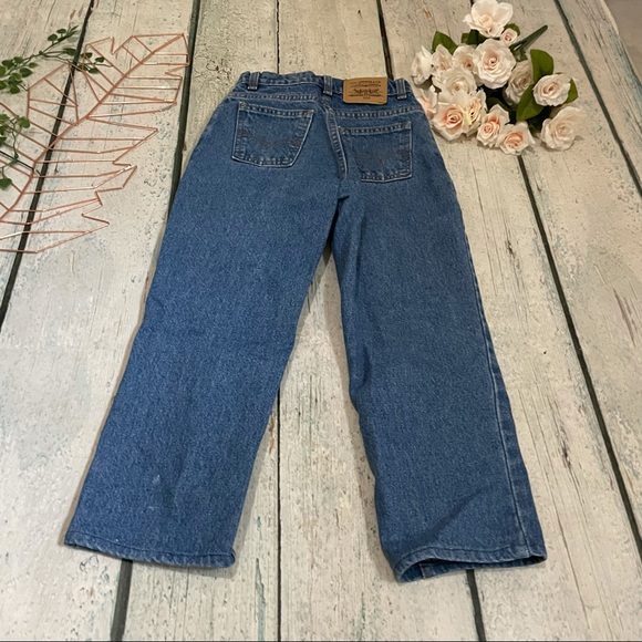Levi’s vintage 12 orange tab jeans denim straight leg high waist blue small 4 - Picture 7 of 8